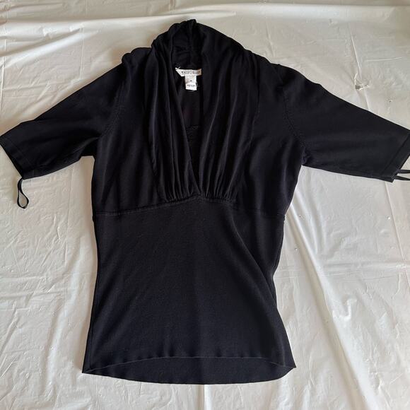 White House Black Market Tops - White House Black Market Black Blouse M